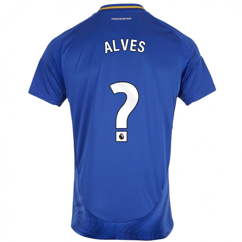 Danxen Dame Will Alves #0 Blå Hvit Hjemmetrøye Drakt Trøye 2024/25 Skjorter T-Skjorte