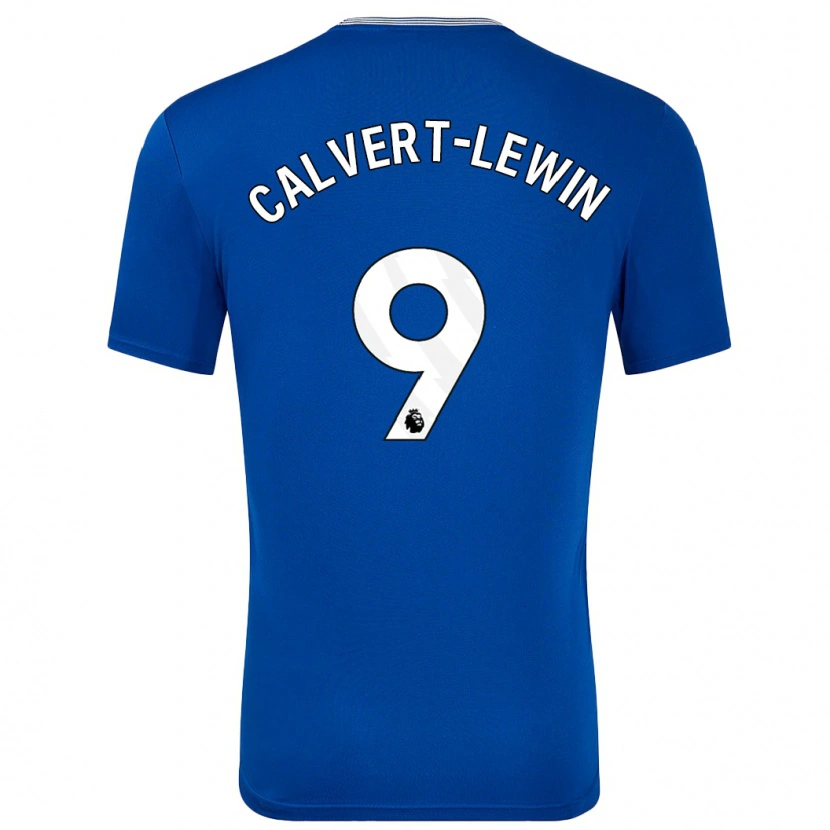 Danxen Dame Dominic Calvert-Lewin #9 Blå Med Hjemmetrøye Drakt Trøye 2024/25 Skjorter T-Skjorte