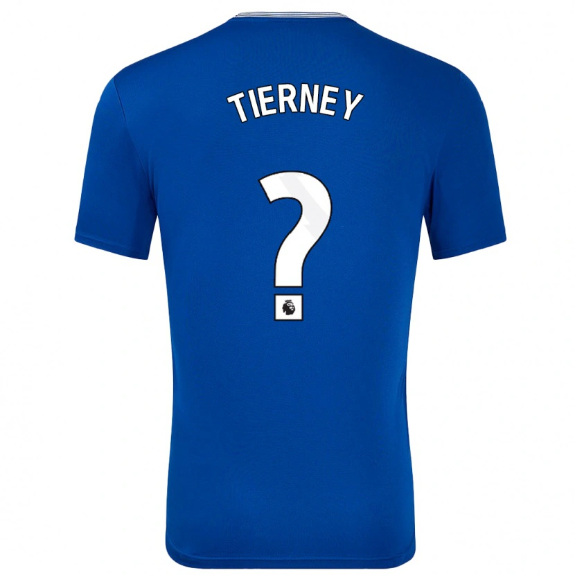 Danxen Dame Jack Tierney #0 Blå Med Hjemmetrøye Drakt Trøye 2024/25 Skjorter T-Skjorte