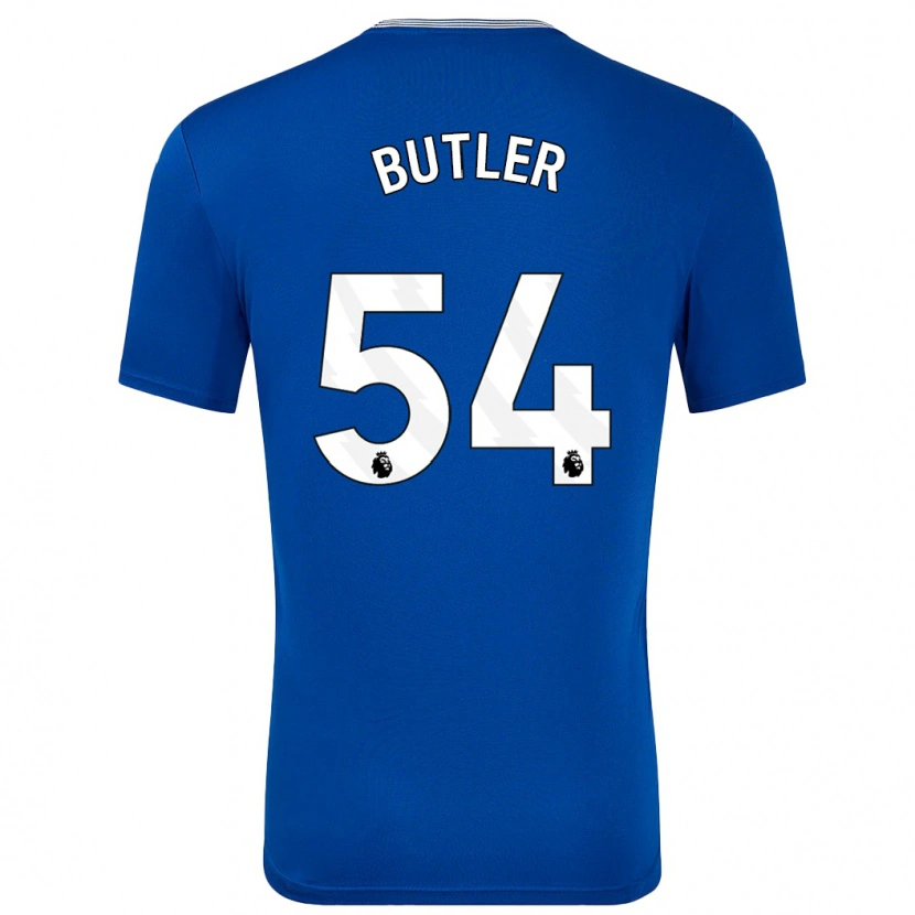 Danxen Dame Jack Butler #54 Blå Med Hjemmetrøye Drakt Trøye 2024/25 Skjorter T-Skjorte