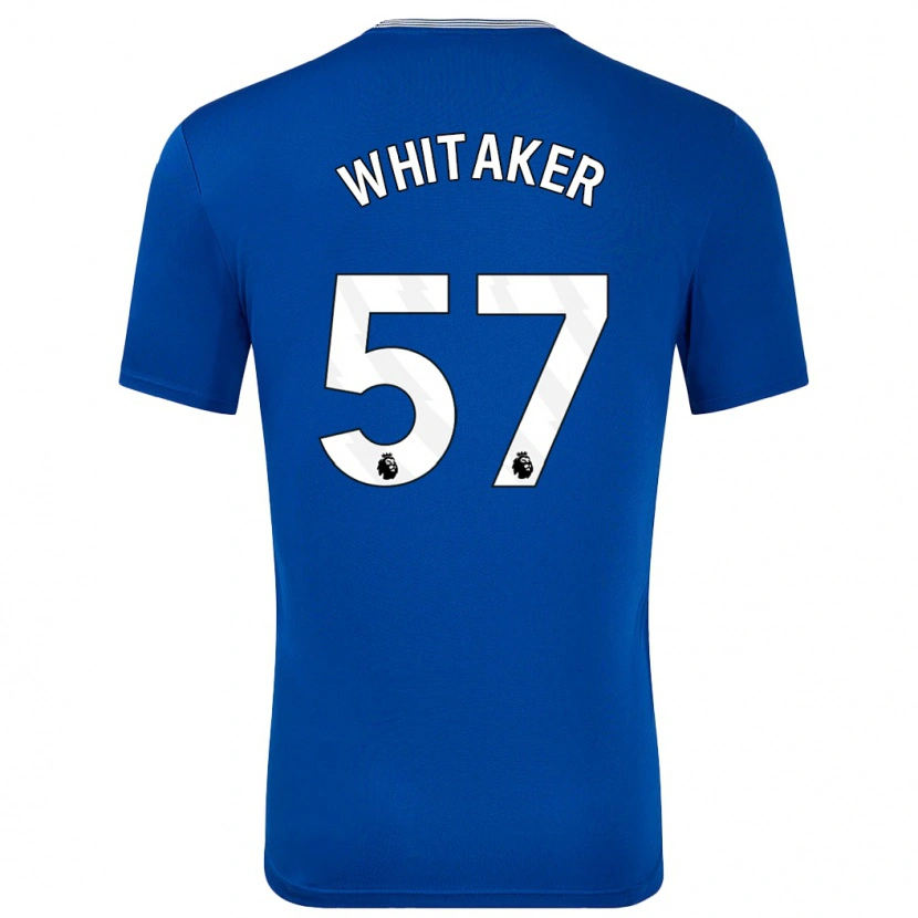 Danxen Dame Charlie Whitaker #57 Blå Med Hjemmetrøye Drakt Trøye 2024/25 Skjorter T-Skjorte