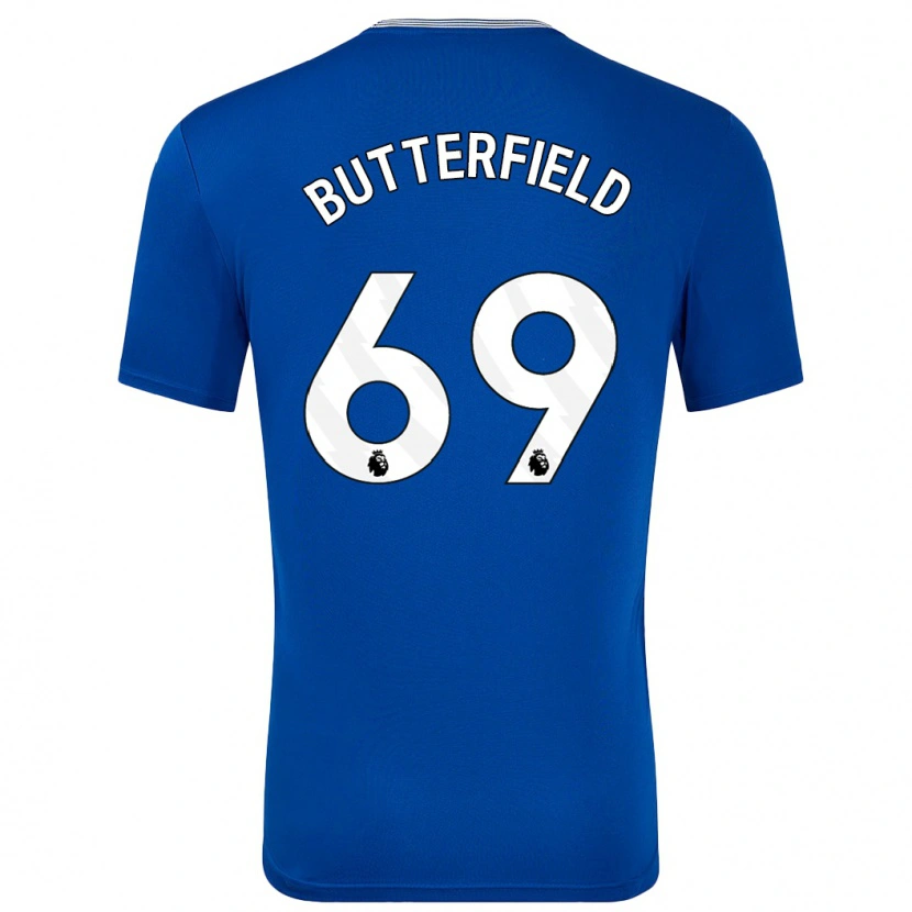 Danxen Dame Luke Butterfield #69 Blå Med Hjemmetrøye Drakt Trøye 2024/25 Skjorter T-Skjorte