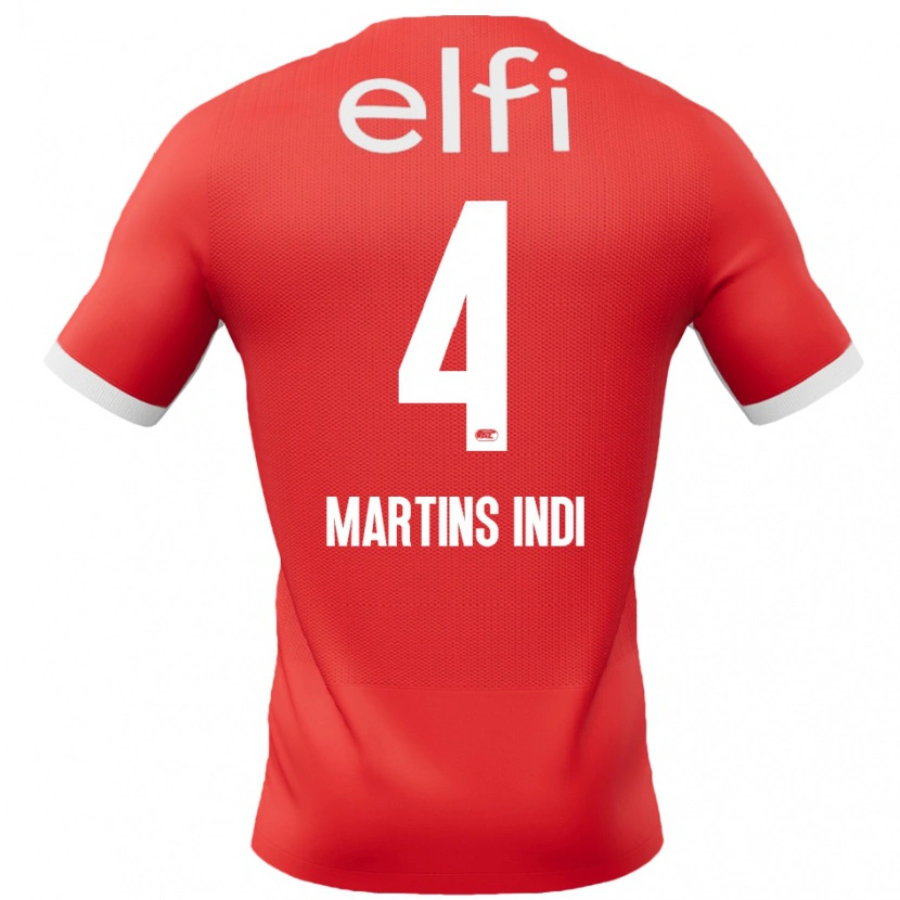 Danxen Dame Bruno Martins Indi #4 Rød Hvit Hjemmetrøye Drakt Trøye 2024/25 Skjorter T-Skjorte