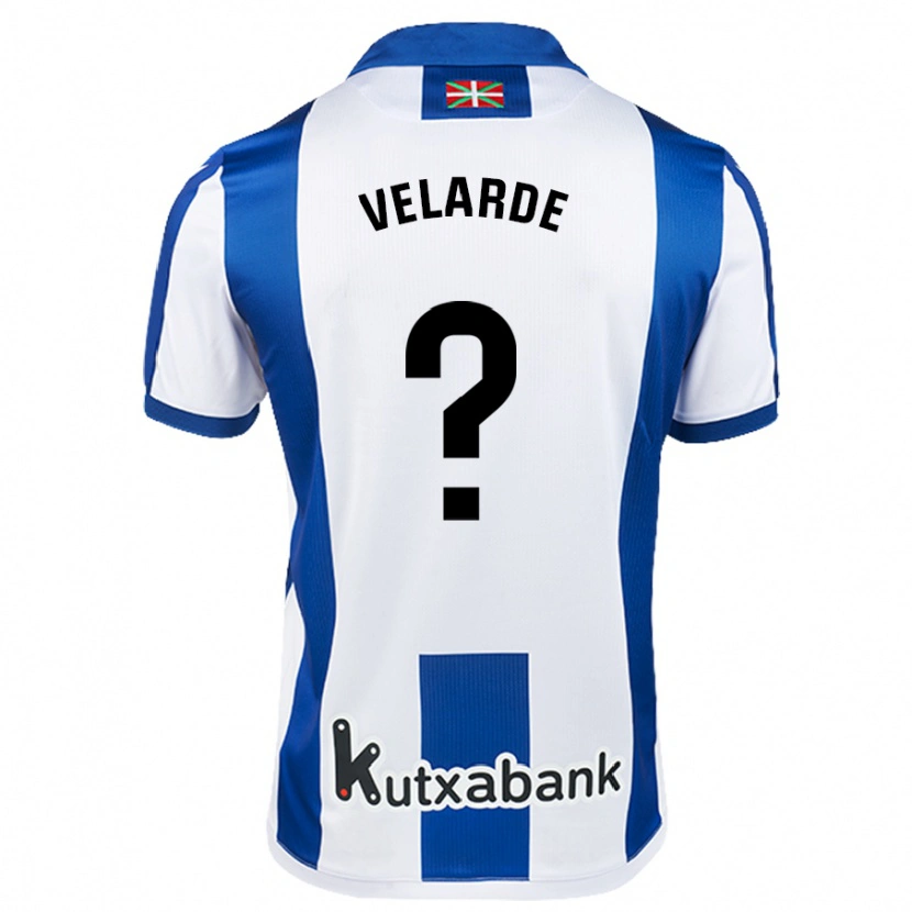 Danxen Dame Alain Velarde #0 Hvit Blå Hjemmetrøye Drakt Trøye 2024/25 Skjorter T-Skjorte