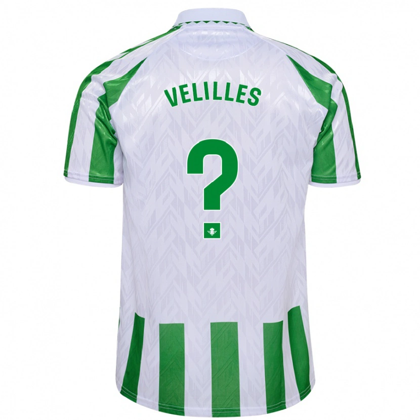 Danxen Dame Luis Velilles #0 Grønne Hvite Striper Hjemmetrøye Drakt Trøye 2024/25 Skjorter T-Skjorte