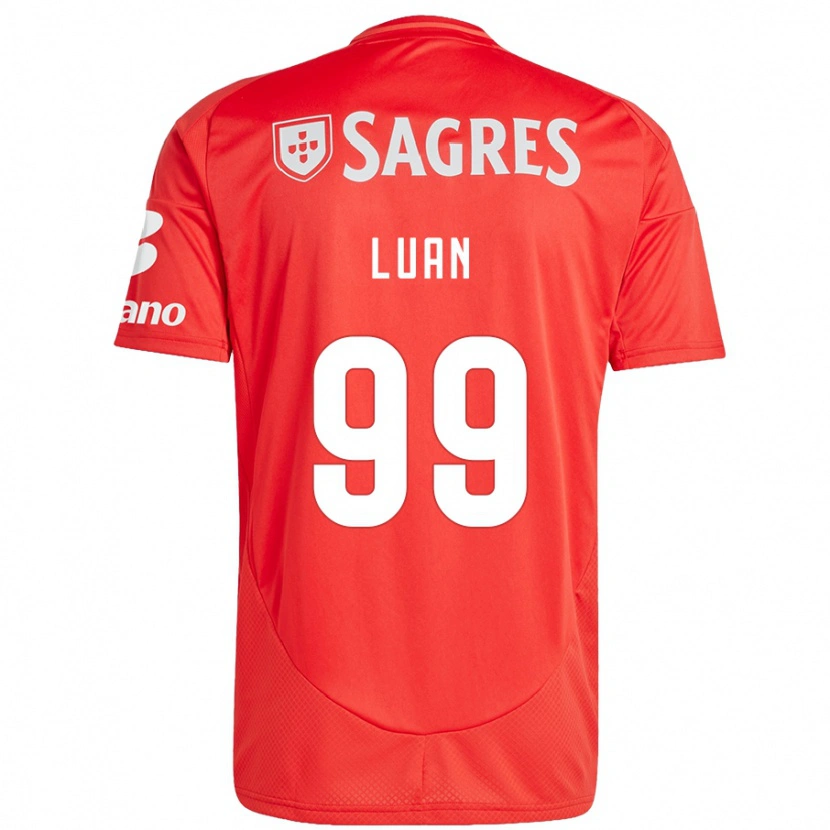 Danxen Dame Luan #99 Rød Hvit Hjemmetrøye Drakt Trøye 2024/25 Skjorter T-Skjorte