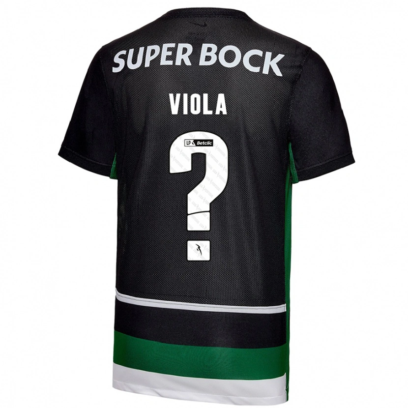 Danxen Dame Rodrigo Viola #0 Svart Hvit Grønn Hjemmetrøye Drakt Trøye 2024/25 Skjorter T-Skjorte