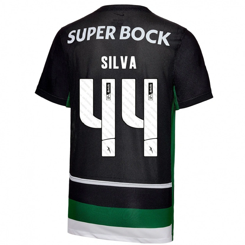 Danxen Dame Pedro Silva #44 Svart Hvit Grønn Hjemmetrøye Drakt Trøye 2024/25 Skjorter T-Skjorte
