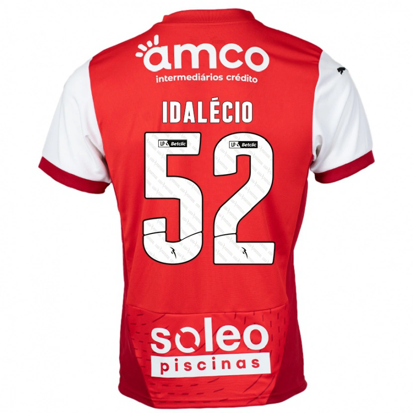 Danxen Dame Idalécio #52 Rød Hvit Hjemmetrøye Drakt Trøye 2024/25 Skjorter T-Skjorte