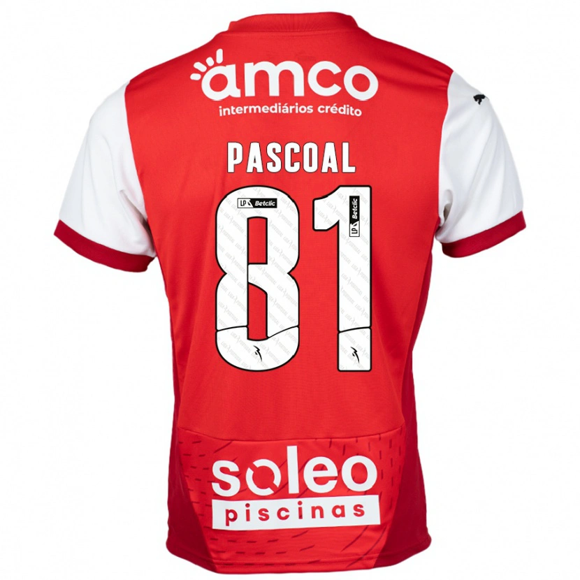 Danxen Dame Fodé Pascoal #81 Rød Hvit Hjemmetrøye Drakt Trøye 2024/25 Skjorter T-Skjorte