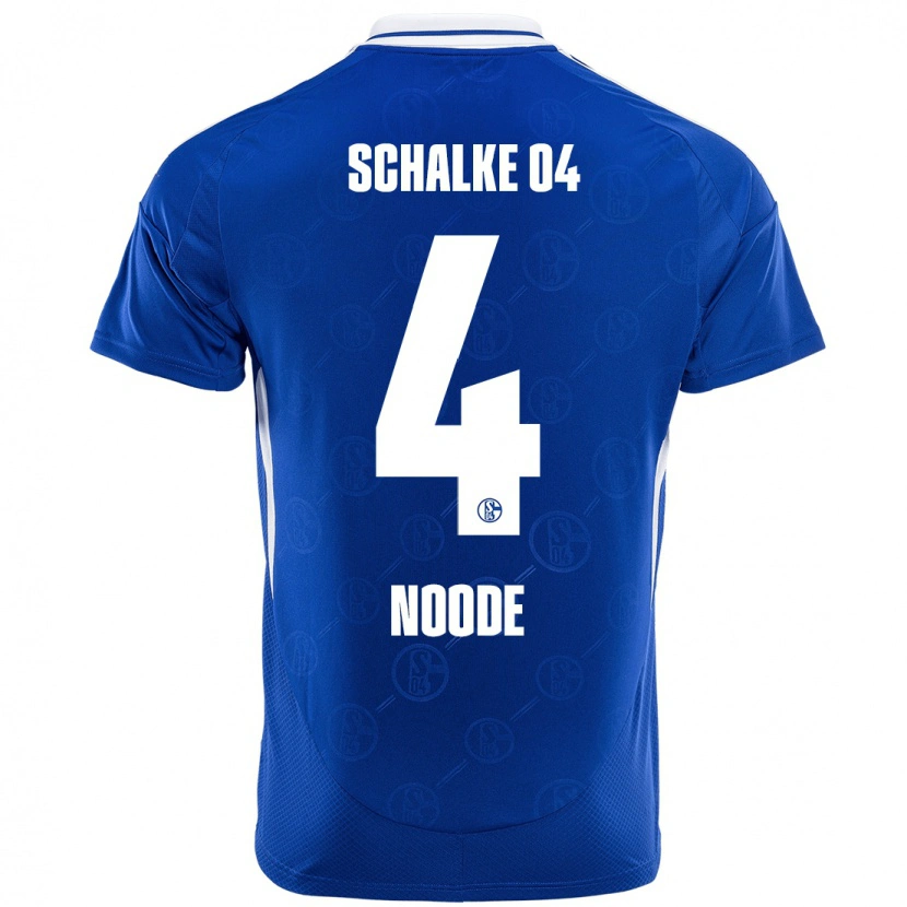 Danxen Dame Steve Noode #4 Kongeblått Hjemmetrøye Drakt Trøye 2024/25 Skjorter T-Skjorte