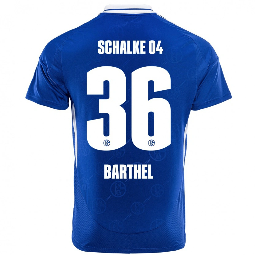 Danxen Dame Niklas Barthel #36 Kongeblått Hjemmetrøye Drakt Trøye 2024/25 Skjorter T-Skjorte