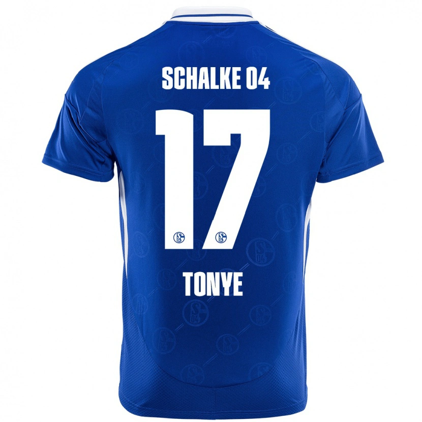 Danxen Dame Yannick Tonye #17 Kongeblått Hjemmetrøye Drakt Trøye 2024/25 Skjorter T-Skjorte