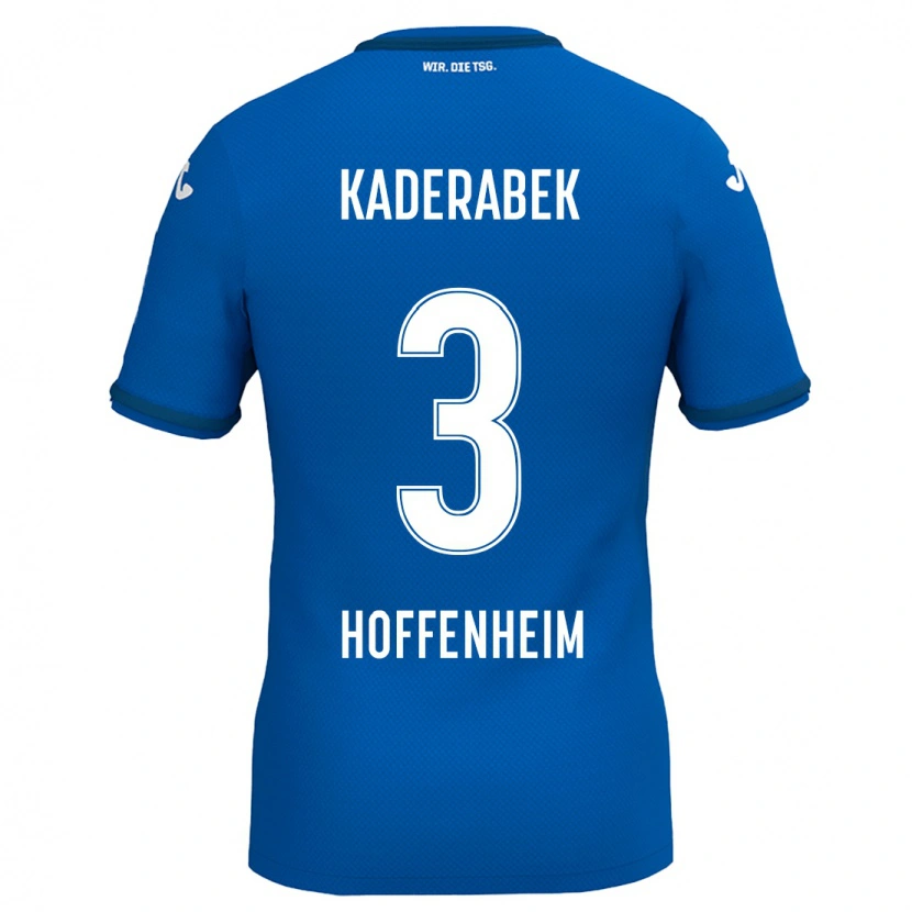 Danxen Dame Pavel Kaderabek #3 Kongeblå Hjemmetrøye Drakt Trøye 2024/25 Skjorter T-Skjorte