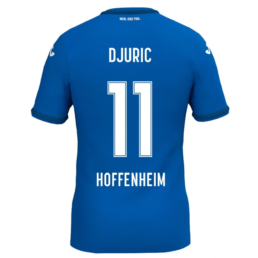 Danxen Dame Luka Djuric #11 Kongeblå Hjemmetrøye Drakt Trøye 2024/25 Skjorter T-Skjorte