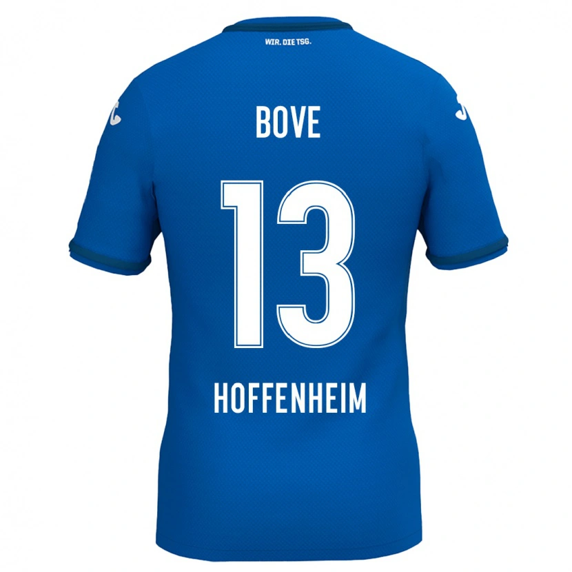 Danxen Dame Nevio Bove #13 Kongeblå Hjemmetrøye Drakt Trøye 2024/25 Skjorter T-Skjorte