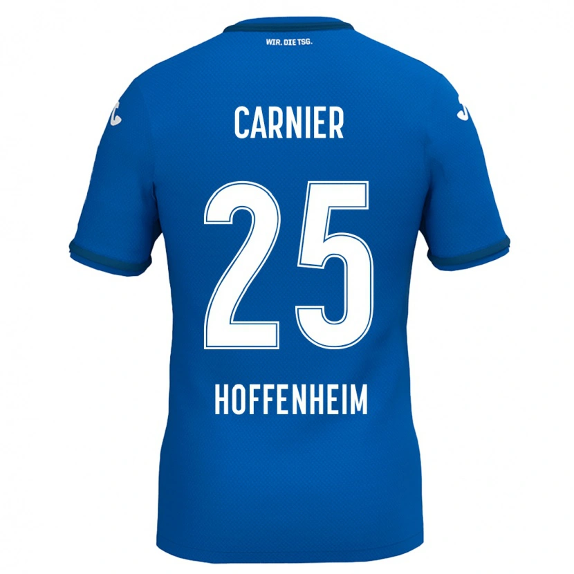 Danxen Dame Alekseï Carnier #25 Kongeblå Hjemmetrøye Drakt Trøye 2024/25 Skjorter T-Skjorte