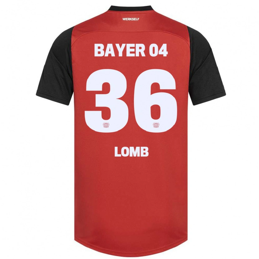 Danxen Dame Niklas Lomb #36 Rød Svart Hjemmetrøye Drakt Trøye 2024/25 Skjorter T-Skjorte