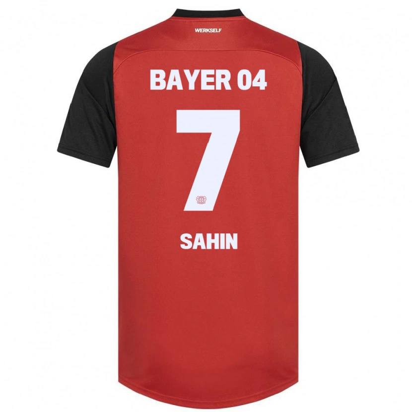 Danxen Dame Batuhan Sahin #7 Rød Svart Hjemmetrøye Drakt Trøye 2024/25 Skjorter T-Skjorte