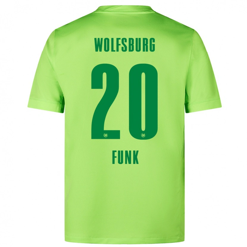 Danxen Dame Jonah Funk #20 Fluorescerende Grønn Hjemmetrøye Drakt Trøye 2024/25 Skjorter T-Skjorte