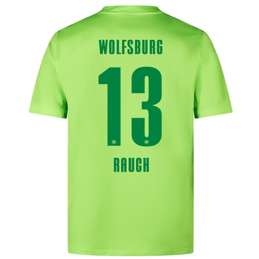 Danxen Dame Felicitas Rauch #13 Fluorescerende Grønn Hjemmetrøye Drakt Trøye 2024/25 Skjorter T-Skjorte