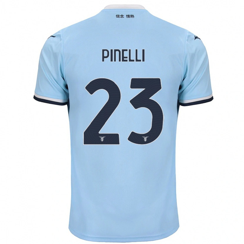 Danxen Dame Pietro Pinelli #23 Blå Hjemmetrøye Drakt Trøye 2024/25 Skjorter T-Skjorte