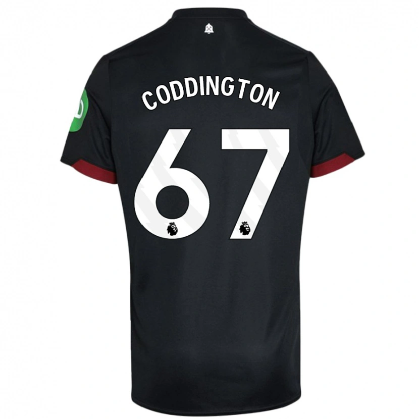 Danxen Dame Remy Coddington #67 Svart Hvit Bortetrøye Drakt Trøye 2024/25 Skjorter T-Skjorte