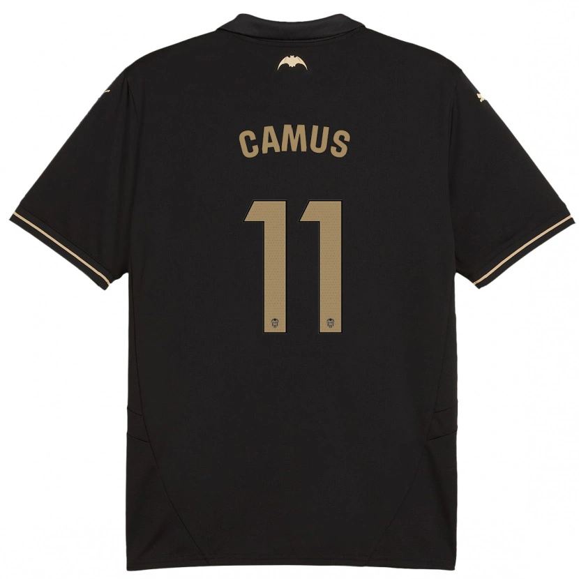 Danxen Dame Marco Camus #11 Svart Bortetrøye Drakt Trøye 2024/25 Skjorter T-Skjorte