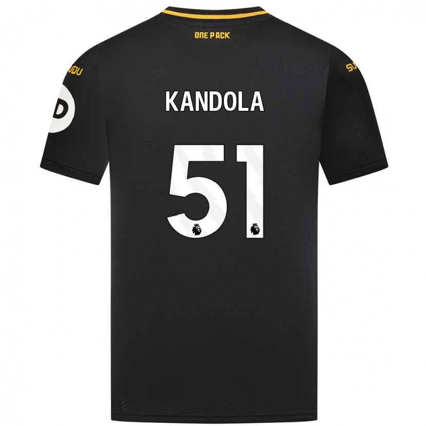 Danxen Dame Kam Kandola #51 Svart Bortetrøye Drakt Trøye 2024/25 Skjorter T-Skjorte