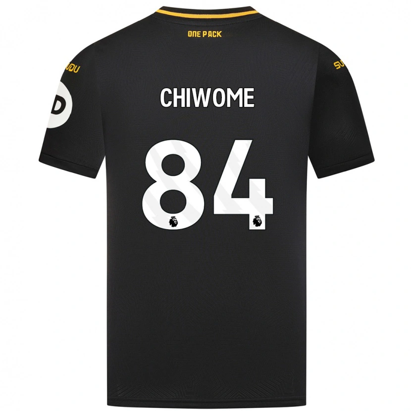 Danxen Dame Leon Chiwome #84 Svart Bortetrøye Drakt Trøye 2024/25 Skjorter T-Skjorte