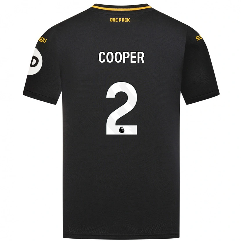 Danxen Dame Laura Cooper #2 Svart Bortetrøye Drakt Trøye 2024/25 Skjorter T-Skjorte