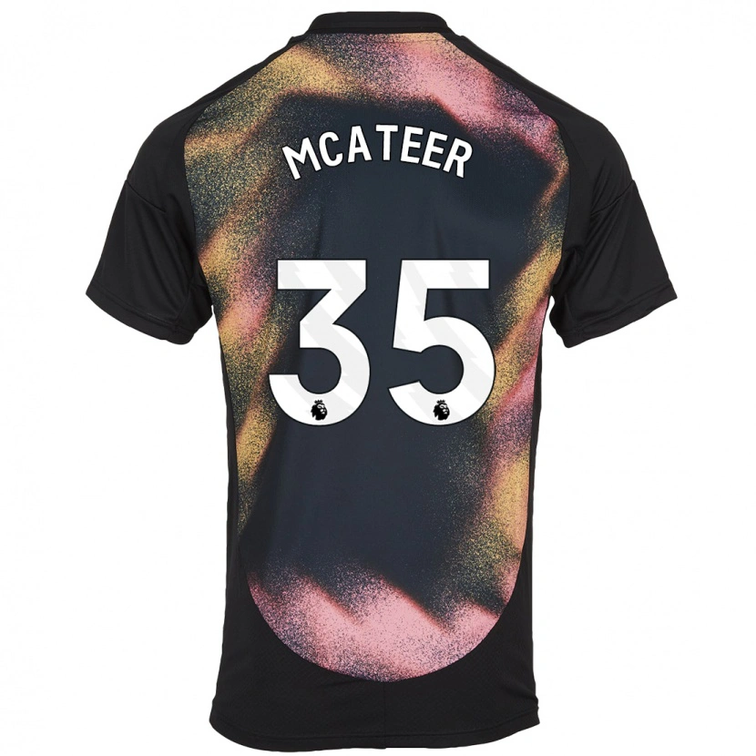 Danxen Dame Kasey Mcateer #35 Svart Hvit Bortetrøye Drakt Trøye 2024/25 Skjorter T-Skjorte