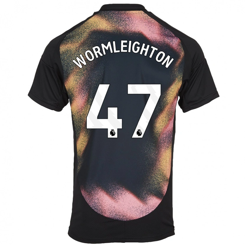 Danxen Dame Joe Wormleighton #47 Svart Hvit Bortetrøye Drakt Trøye 2024/25 Skjorter T-Skjorte