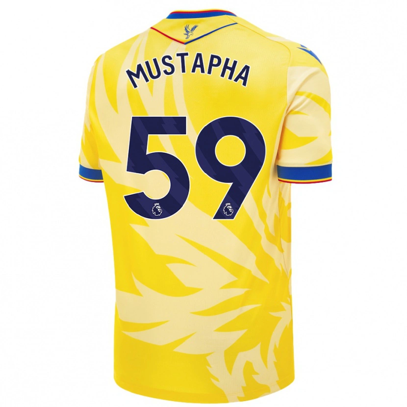Danxen Dame Hindolo Mustapha #59 Gul Bortetrøye Drakt Trøye 2024/25 Skjorter T-Skjorte