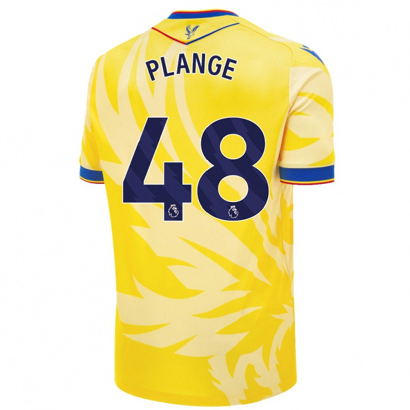 Danxen Dame Luke Plange #48 Gul Bortetrøye Drakt Trøye 2024/25 Skjorter T-Skjorte