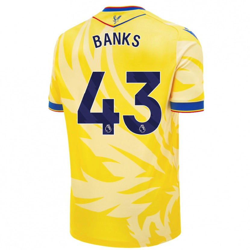 Danxen Dame Scott Banks #43 Gul Bortetrøye Drakt Trøye 2024/25 Skjorter T-Skjorte