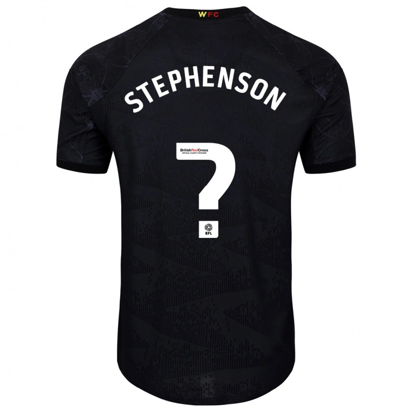 Danxen Dame Ollie Stephenson #0 Svart Hvit Bortetrøye Drakt Trøye 2024/25 Skjorter T-Skjorte