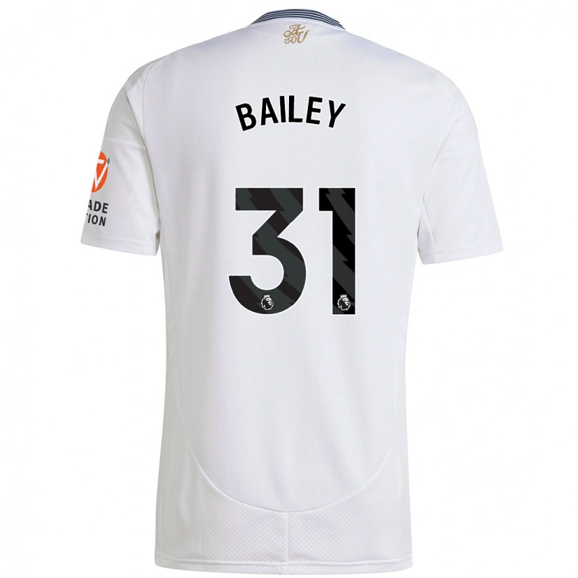 Danxen Dame Leon Bailey #31 Hvit Bortetrøye Drakt Trøye 2024/25 Skjorter T-Skjorte
