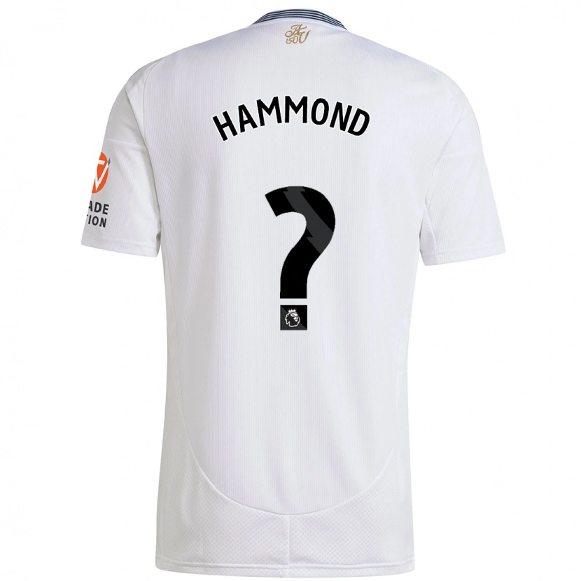 Danxen Dame Alex Hammond #0 Hvit Bortetrøye Drakt Trøye 2024/25 Skjorter T-Skjorte