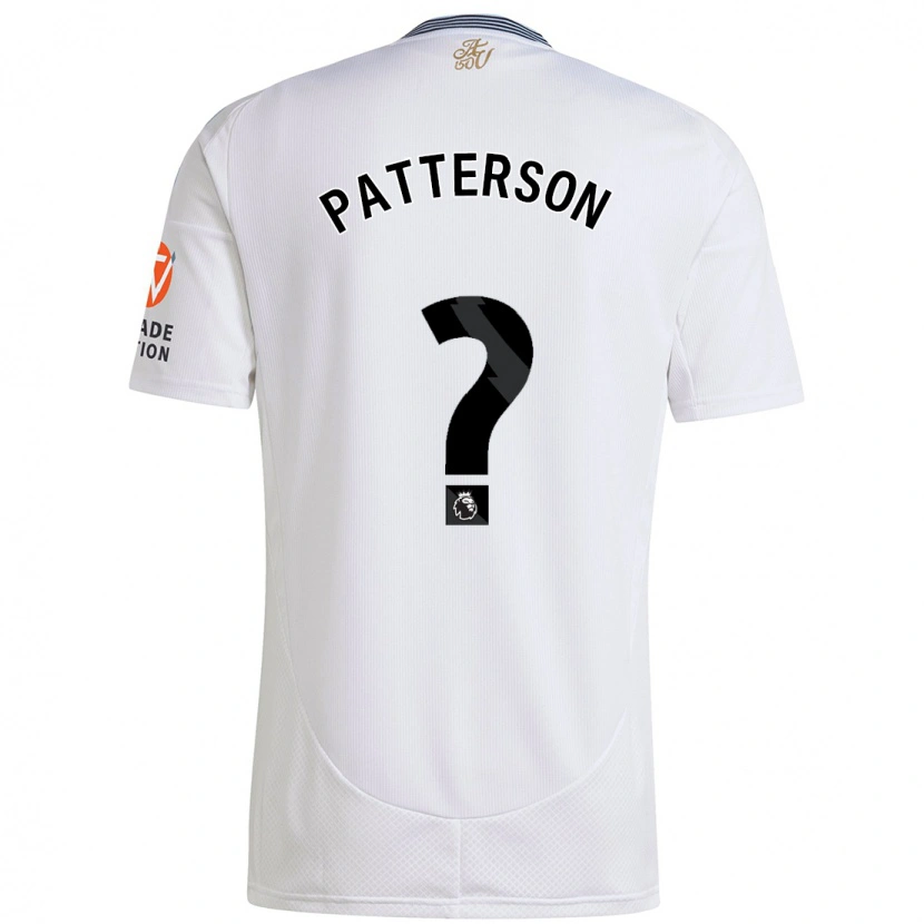 Danxen Dame Travis Patterson #0 Hvit Bortetrøye Drakt Trøye 2024/25 Skjorter T-Skjorte