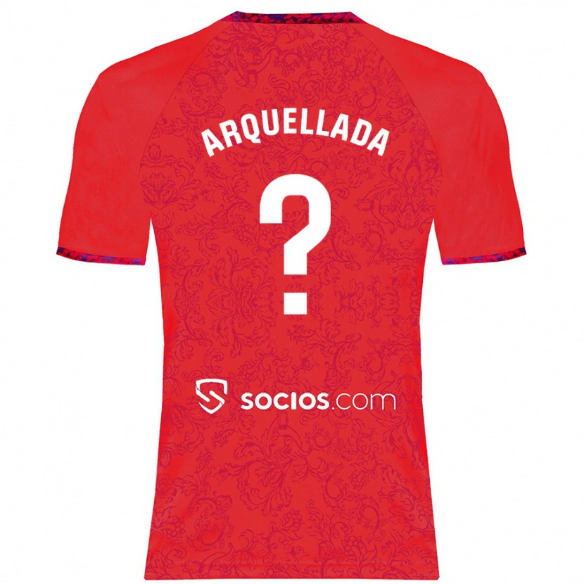 Danxen Dame Álvaro Arquellada #0 Rød Bortetrøye Drakt Trøye 2024/25 Skjorter T-Skjorte