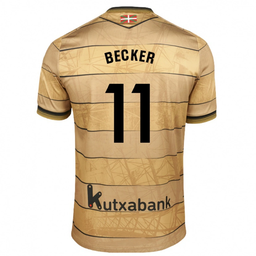 Danxen Dame Sheraldo Becker #11 Brun Bortetrøye Drakt Trøye 2024/25 Skjorter T-Skjorte