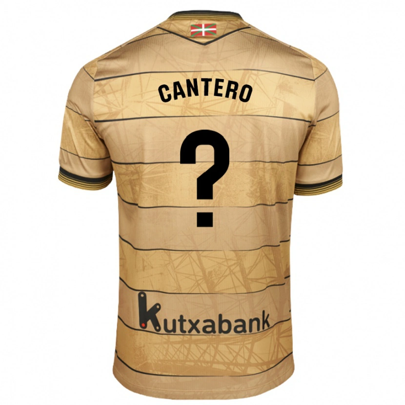 Danxen Dame Yago Cantero #0 Brun Bortetrøye Drakt Trøye 2024/25 Skjorter T-Skjorte