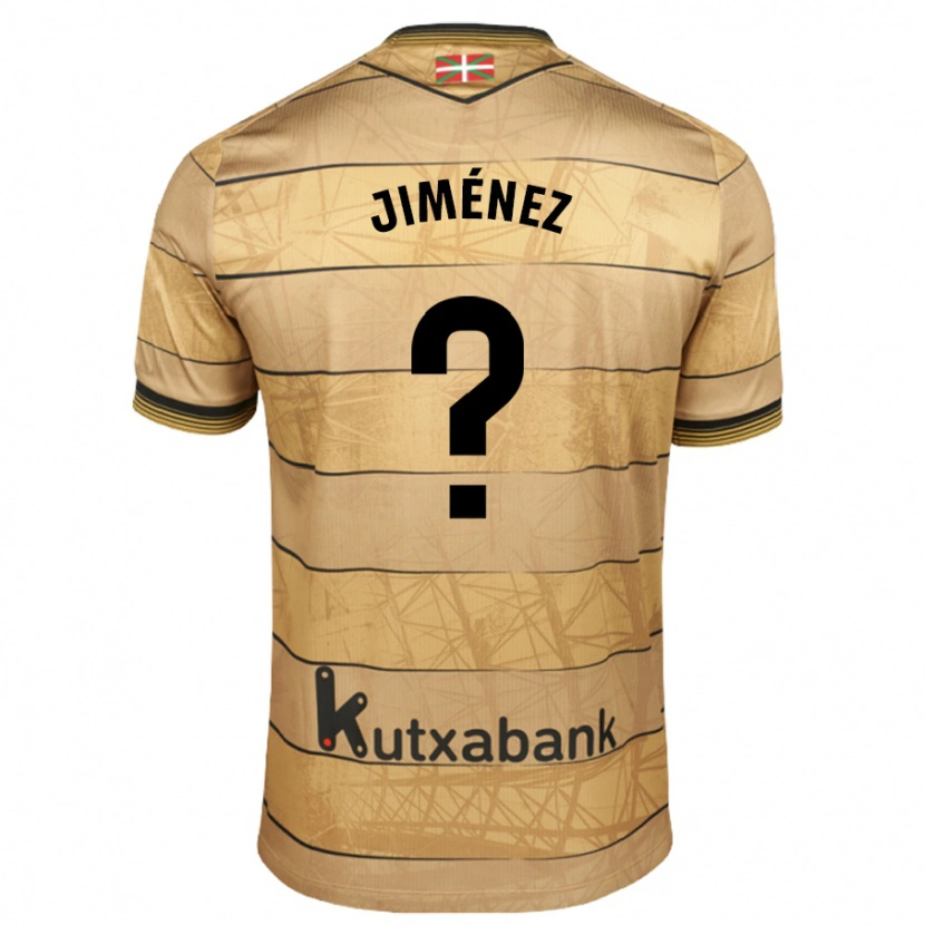Danxen Dame Javier Jiménez #0 Brun Bortetrøye Drakt Trøye 2024/25 Skjorter T-Skjorte