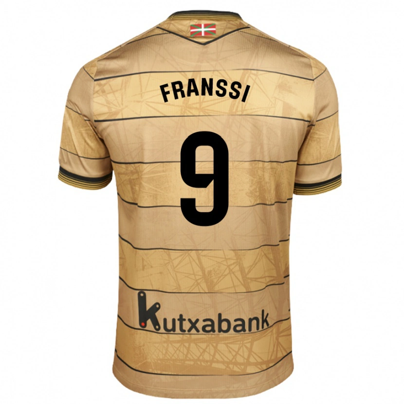 Danxen Dame Sanni Franssi #9 Brun Bortetrøye Drakt Trøye 2024/25 Skjorter T-Skjorte