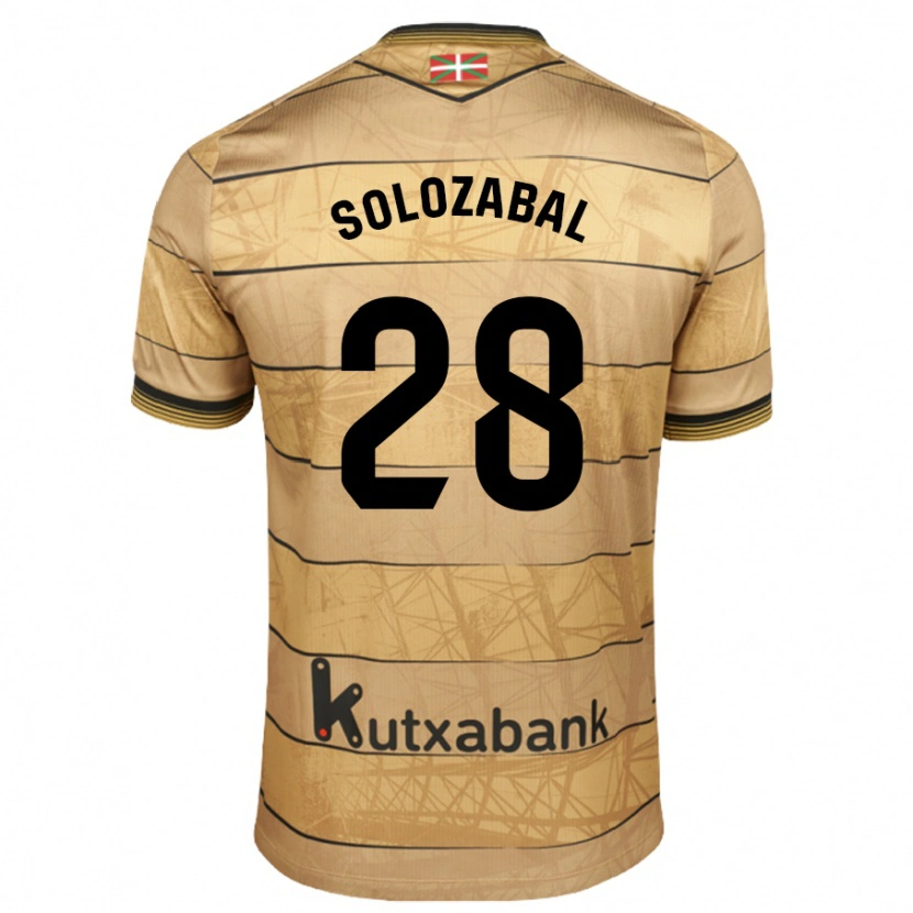 Danxen Dame Malen Solozabal Ibarra #28 Brun Bortetrøye Drakt Trøye 2024/25 Skjorter T-Skjorte