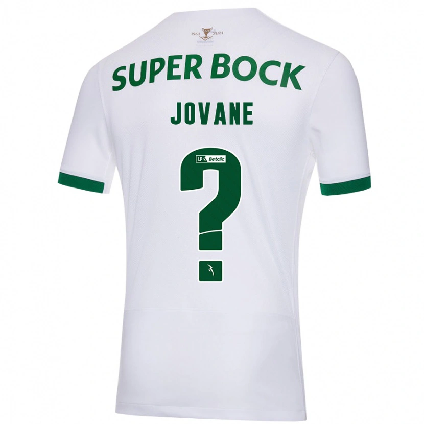 Danxen Dame Jovane #0 Hvit Grønn Bortetrøye Drakt Trøye 2024/25 Skjorter T-Skjorte