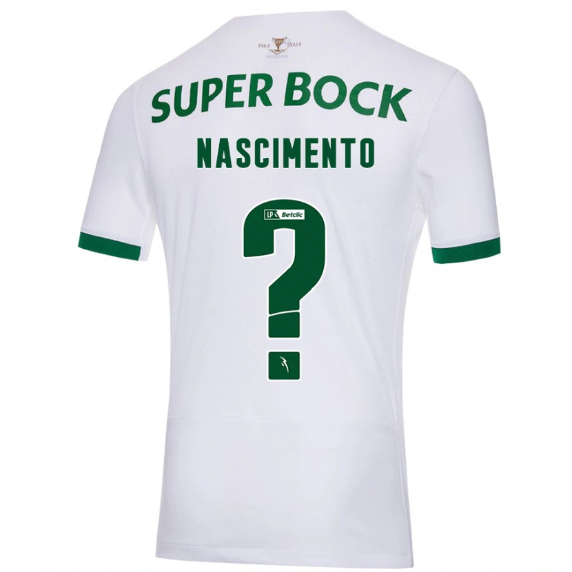 Danxen Dame Sandro Nascimento #0 Hvit Grønn Bortetrøye Drakt Trøye 2024/25 Skjorter T-Skjorte