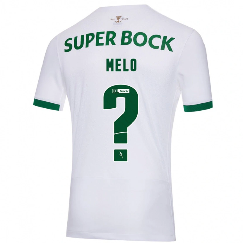 Danxen Dame Rafael Melo #0 Hvit Grønn Bortetrøye Drakt Trøye 2024/25 Skjorter T-Skjorte
