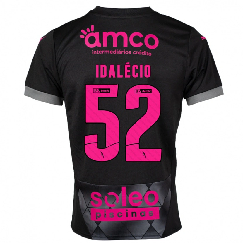Danxen Dame Idalécio #52 Svart Rosa Bortetrøye Drakt Trøye 2024/25 Skjorter T-Skjorte